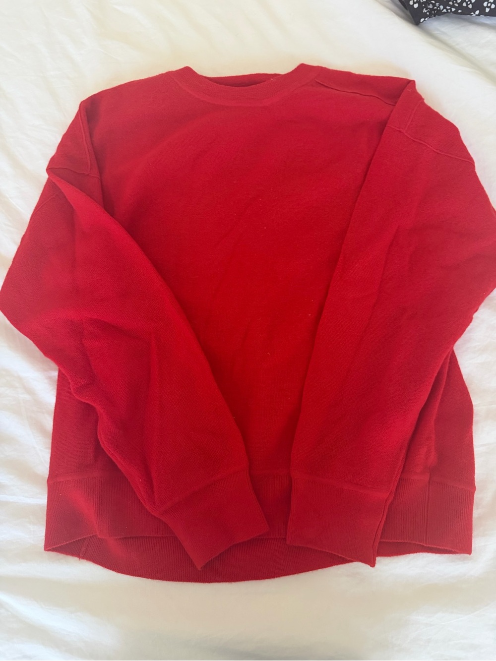 Madewell Women's Red Crewneck Sweater